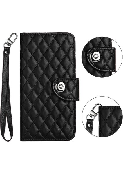 Itel S24 Kart Tutucu Cüzdan Kapak Için Kılıf Bilek Şeridi Darbeye Şık (Yurt Dışından) fiyatları