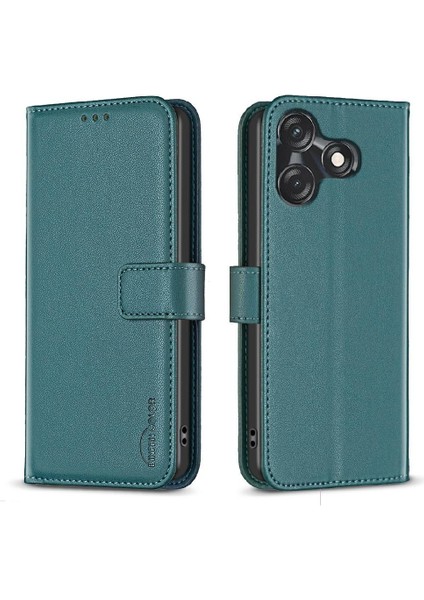 Tecno Spark 10C Cüzdan Iş Deri Çanta Çok Renkli Için Flip Case (Yurt Dışından)