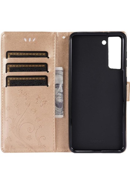 Samsung Galaxy S21 Için Kickstand Durumda Kart Tutucu Manyetik Kapatma Pu (Yurt Dışından) indirimleri