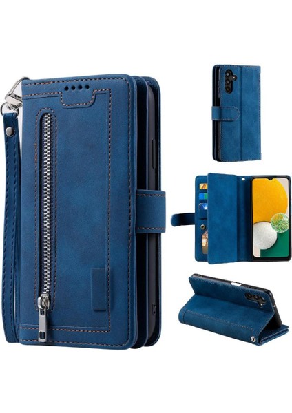Samsung Galaxy A34 5g 9 Kart Yuvaları Pu Deri Cüzdan Için Flip Case (Yurt Dışından)