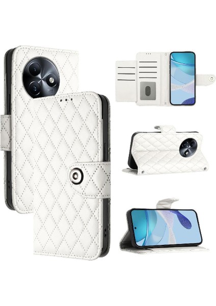 Itel S24 Kart Tutucu Cüzdan Kapak Için Kılıf Bilek Şeridi Darbeye Şık (Yurt Dışından)