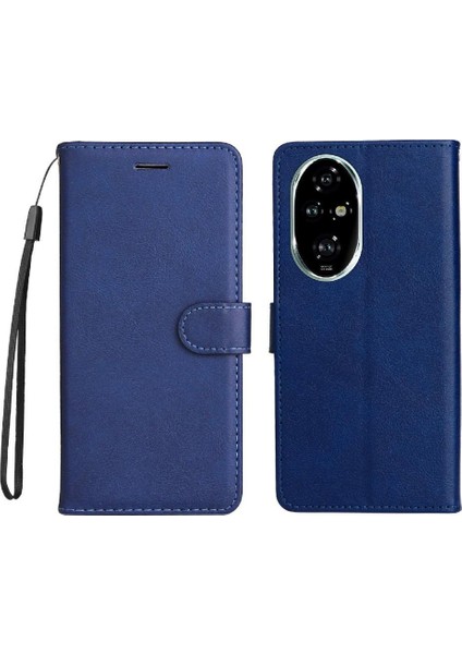 Kart Yuvası Klasik Düz Renk Yüksek Cüzdan ile Onur 200 Pro Için Flip Case (Yurt Dışından)