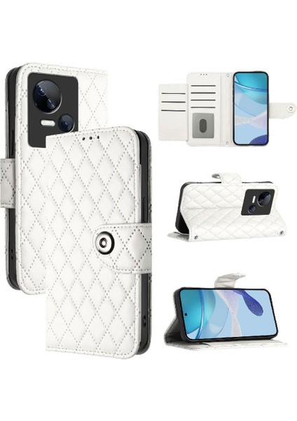 Tecno Spark 10 5g Kart Tutucu Bilek Şeridi Cüzdan Kapağı Için Kılıf Darbeye Dayanıklı (Yurt Dışından)