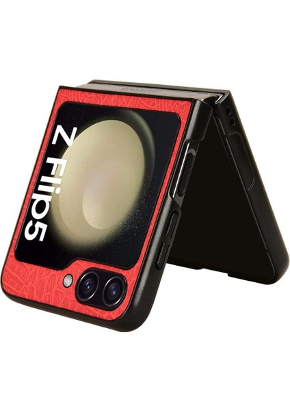 Samsung Galaxy Z Flip 5 Uyumluluk Klasik Için Şık Klasik Durumda (Yurt Dışından) modelleri