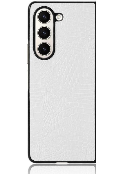 Samsung Galaxy Z Için Şık Klasik Durumda Kat 5 Klasik Timsah Moda (Yurt Dışından)