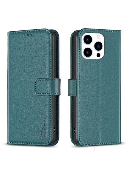 IPhone 15 Pro Max Çoklu Kart Yuvası Iş Deri Çanta Için Flip Case (Yurt Dışından)