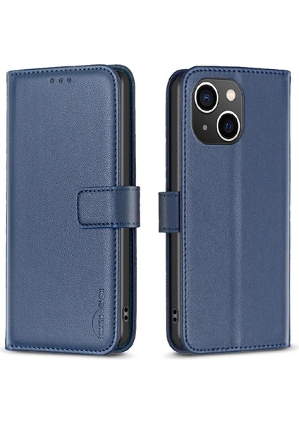 IPhone 13 Cüzdan Çok Renkli Deri Çanta Iş Yuvası Için Flip Case (Yurt Dışından)
