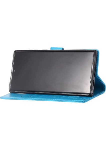 Samsung Galaxy S24 Ultra Kart Tutucu Kickstand Pu Deri Için Filp Durumda (Yurt Dışından) modelleri