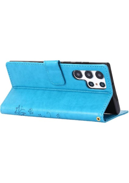 Samsung Galaxy S24 Ultra Kart Tutucu Kickstand Pu Deri Için Filp Durumda (Yurt Dışından) fırsatları