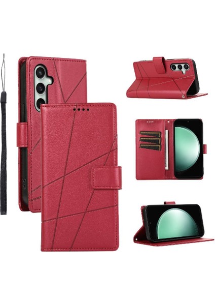Samsung Galaxy S24 Fe Darbeye Şok Emici Kickstand Için Flip Case (Yurt Dışından)