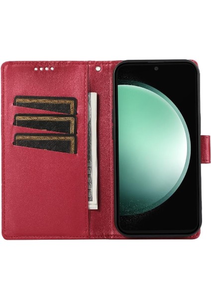 Samsung Galaxy S24 Fe Darbeye Şok Emici Kickstand Için Flip Case (Yurt Dışından) modelleri