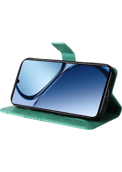 Realme Not 60 Darbeye Kapak Manyetik Kapak Pu Deri ile Kılıf (Yurt Dışından)