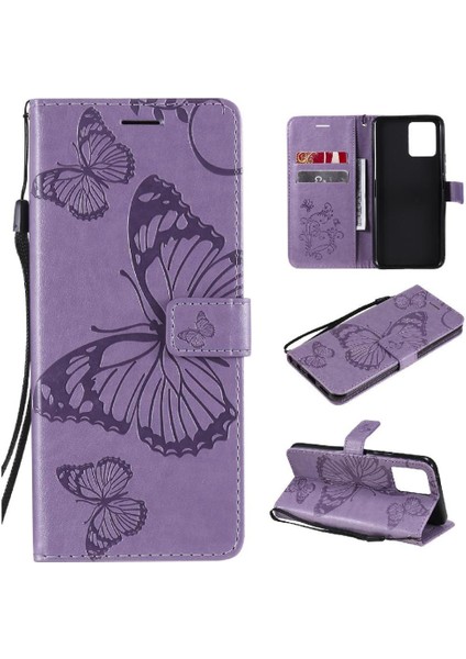 Realme Için Flip Case 8 4g/8 Pro Kart Yuvası Standı ile Flip Kickstand Pu (Yurt Dışından)