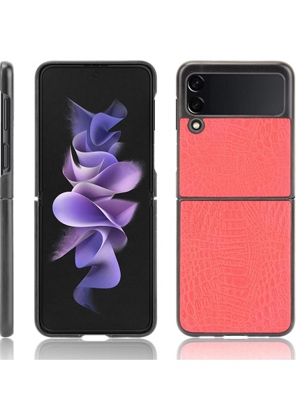 Samsung Galaxy Z Flip 3 5g Uyumluluk Kapak Için Şık Klasik Kılıf (Yurt Dışından)