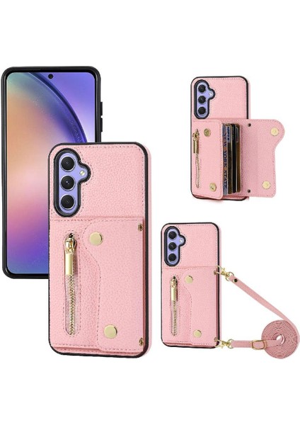 Samsung Galaxy Case Mini Sırt Çantası Uzun Kayış Kart Yuvaları Büyük (Yurt Dışından)