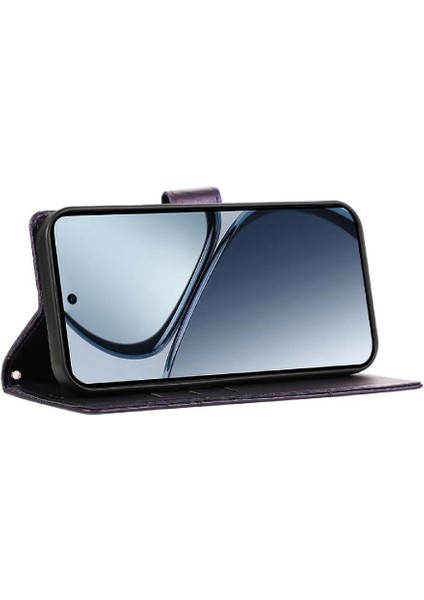Realme C65 Üç Kart Yuvaları Için Flip Case Kickstand Şok Emici (Yurt Dışından) fırsatları