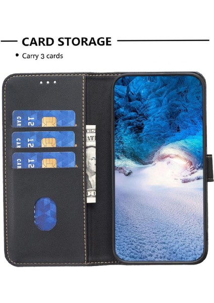 Oneplus 12 5g Için Flip Case Cüzdan Iş Çoklu Kart Yuvası Deri Kılıf (Yurt Dışından)