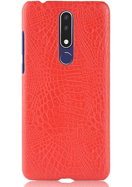 Nokia 3.1 Plus Anti Scratch Klasik Timsah Için Şık Klasik Kılıf (Yurt Dışından)