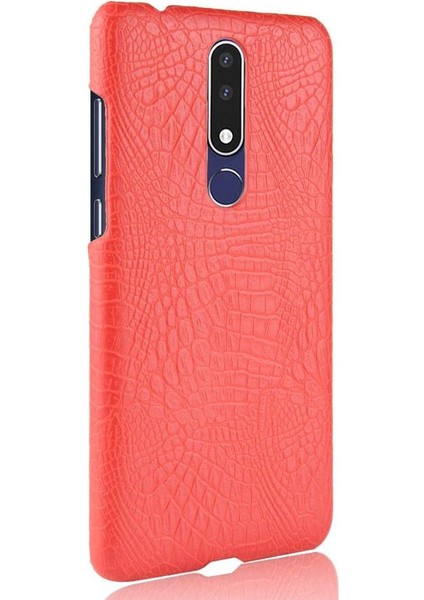 Nokia 3.1 Plus Anti Scratch Klasik Timsah Için Şık Klasik Kılıf (Yurt Dışından)