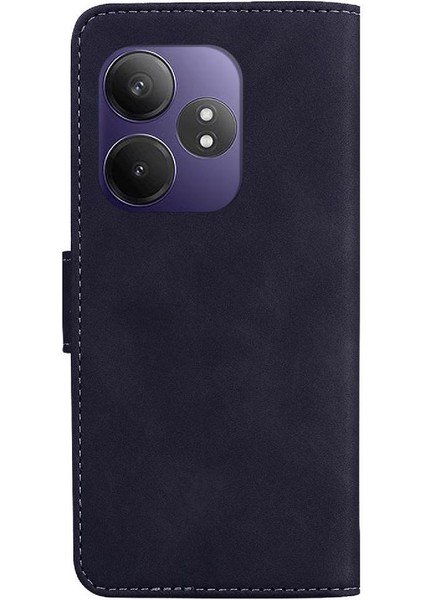Realme Gt 6t Için Flip Case Cüzdan Flip Folio Kapak Kelebek Renk Baskılı (Yurt Dışından)