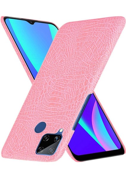 Realme C15 Anti Scratch Klasik Timsah Moda Için Şık Klasik Durumda (Yurt Dışından) modelleri