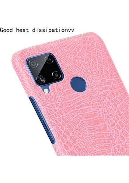 Realme C15 Anti Scratch Klasik Timsah Moda Için Şık Klasik Durumda (Yurt Dışından) fırsatları