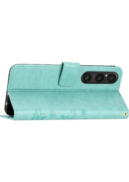 Sony Xperia 1 Iv Için Kickstand Durumda Kart Tutucu Manyetik Kapatma Pu (Yurt Dışından) modelleri