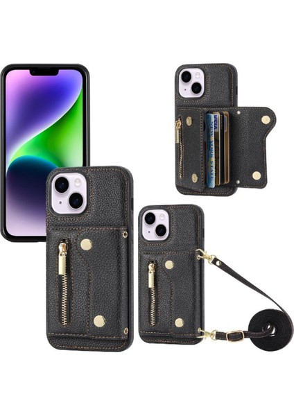 IPhone 14 Için Kılıf Pro Hafif Büyük Kapasiteli Mini Sırt Çantası Uzun Kart (Yurt Dışından)