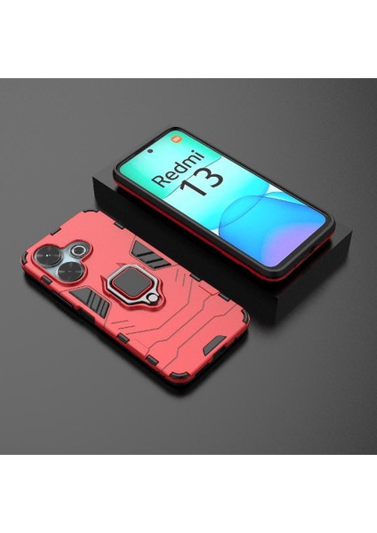 Xiaomi Redmi Için Kılıf 13 4g Askeri Damla Koruma 360&DEG; Dönen Halka (Yurt Dışından) fiyatları