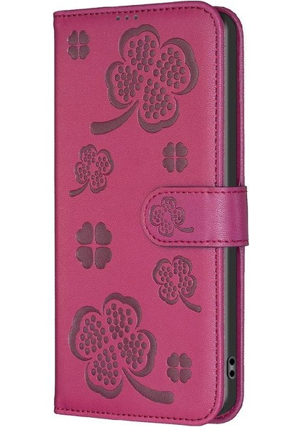 Xiaomi 13T Için Flip CASE/13T Pro Cüzdan Yonca Çiçek Kart Yuvaları Tutucu Pu (Yurt Dışından) modelleri