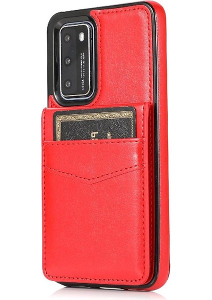 Huawei P40 Manyetik Toka Kickstand Vaka Cüzdan Kartı ile Uyumlu (Yurt Dışından) fırsatları