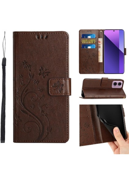 Motorola Moto G24 Kart Tutucu Pu Deri Bilek Kayışı Kapatma Için Filp Durumda (Yurt Dışından)