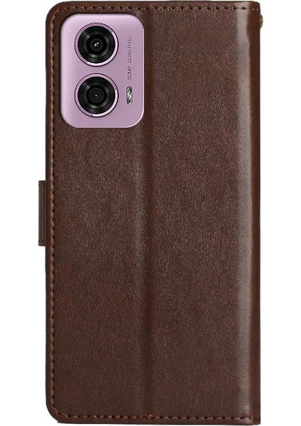 Motorola Moto G24 Kart Tutucu Pu Deri Bilek Kayışı Kapatma Için Filp Durumda (Yurt Dışından) fırsatları