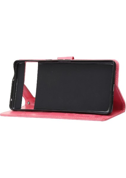 Google Pixel 7 Pro Manyetik Kapatma Kickstand Kart Tutucu Pu Için Filp Durumda (Yurt Dışından)