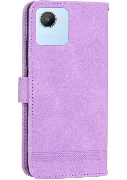 Realme C30 Nakit Cep Manyetik Kapatma Premium Bileklik Için Flip Case (Yurt Dışından) fırsatları