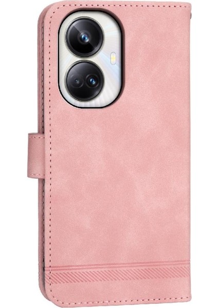 Realme 10 Pro Artı Manyetik Kapatma Nakit Cep Bileklik Için Flip Case (Yurt Dışından)