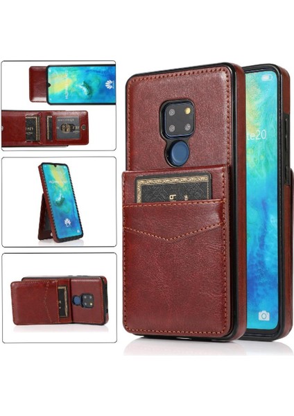 Kredi Kartı Tutucu Manyetik Toka ile Huawei Mate 20 ile Uyumlu (Yurt Dışından)
