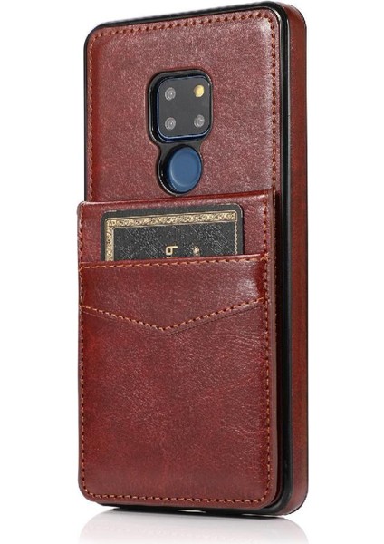 Kredi Kartı Tutucu Manyetik Toka ile Huawei Mate 20 ile Uyumlu (Yurt Dışından)