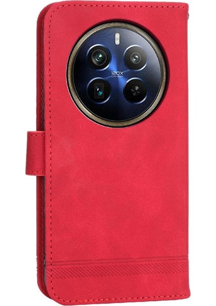 Realme 12 Pro Artı Bileklik Manyetik Kapatma Premium Nakit Için Flip Case (Yurt Dışından)