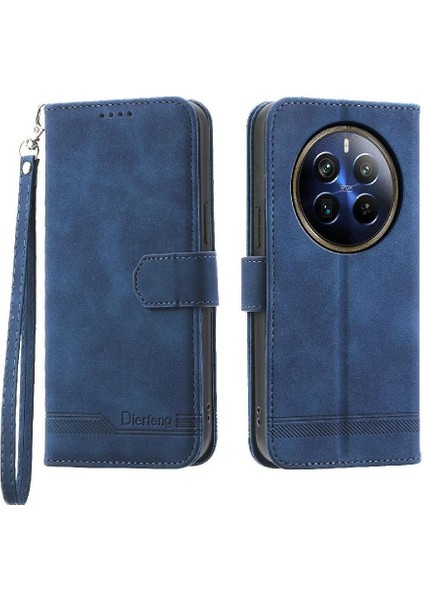 Realme 12 Pro Artı Bileklik Manyetik Kapatma Premium Nakit Için Flip Case (Yurt Dışından)