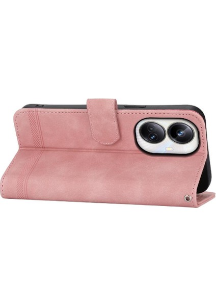 Realme 10 Pro Artı Manyetik Kapatma Nakit Cep Bileklik Için Flip Case (Yurt Dışından)
