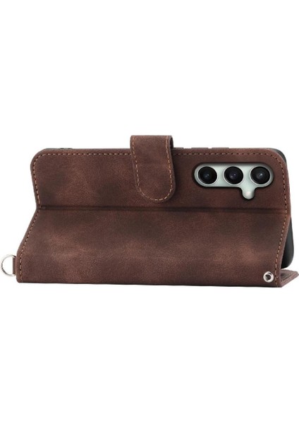 Samsung Galaxy S24 Fe Çoklu Kredi Kartı Yuvaları Için Flip Case Kabartmalı (Yurt Dışından) fırsatları