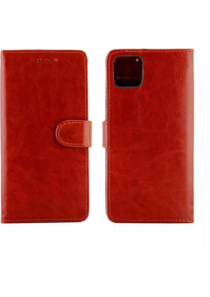 Google Piksel 4 Xl Pu Deri Manyetik Kapatma Kart Tutucu Için Flip Case (Yurt Dışından)