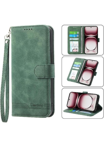 Oppo Oppo 12 Pro 5g Premium Bileklik Kart Yuvaları Nakit Cep Için Flip Case (Yurt Dışından)