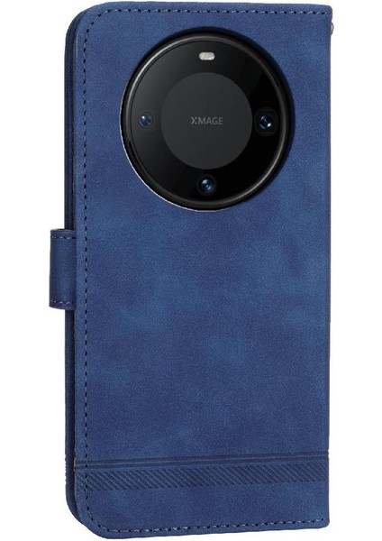 Huawei Mate 60 Pro Için Flip Case Manyetik Kapatma Bileklik Premium Nakit (Yurt Dışından)