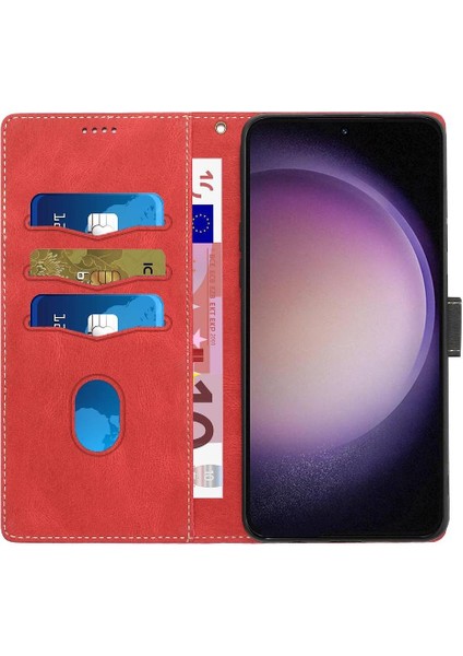 Google Pixel 9 Pro Çizilmeye Dayanıklı Kickstand Manyetik Için Cüzdan Kılıf (Yurt Dışından)