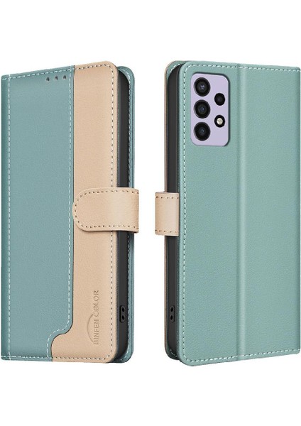 Samsung Galaxy M13 4g Için Flip Case Kart Yuvaları Tutucu Flip Folio Rfıd Tpu (Yurt Dışından)