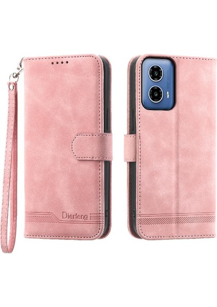 Motorola Moto G34 Nakit Cep Bileklik Kart Yuvaları Manyetik Için Flip Case (Yurt Dışından) modelleri