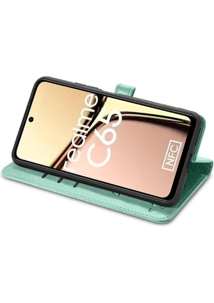 Realme C65 Için Flip Case Kısa Kayış Kapak Kapak Karikatür Hayvanlar Deri (Yurt Dışından) fiyatları
