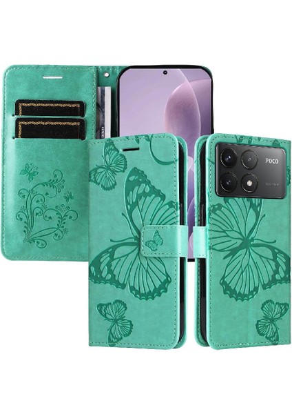 Kart Yuvası Standı ile Xiaomi Redmi K70 Pu Deri Kılıf Kickstand Çevirin (Yurt Dışından) fırsatları
